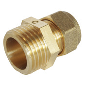 Raccord Mâle bicône pour tube cuivre Ø12 - Mâle 15/21 (1/2") - Somatherm - Brico Dépôt