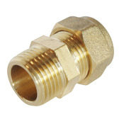 Raccord Mâle bicône pour tube cuivre Ø12 - Mâle 12/17 (3/8") - Somatherm - Brico Dépôt