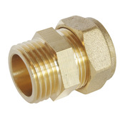 Raccord Mâle bicône pour tube cuivre Ø14 - Mâle 12/17 (3/8") - Somatherm - Brico Dépôt