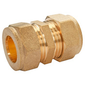 Jonction égal bicône à bague laiton pour tube cuivre Ø16 - Somatherm - Brico Dépôt