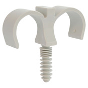 Lot de 15 colliers cheville double en plastique pour gaines souples Ø 25mm - Somatherm - Brico Dépôt