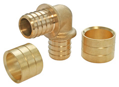 Lot de 2 raccords coudé égal à glissement pour tube PER Ø20 - Somatherm - Brico Dépôt