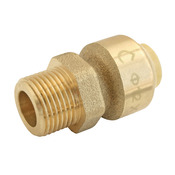 Raccord mâle à clipser pour tube cuivre ou PER Ø12 - Mâle 12/17 (3/8') - Somatherm - Brico Dépôt