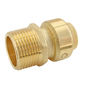 Raccord mâle à clipser pour tube cuivre Ø18 - Mâle 20/27 (3/4') - Somatherm - Brico Dépôt