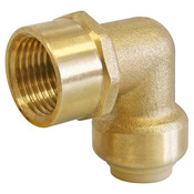 Coude femelle à clipser pour tube cuivre Ø14 - Femelle 15/21 (1/2") - Somatherm - Brico Dépôt