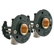 Fixation pour robinetterie Bain Douche pour PER Ø12 raccord à sertir sortie femelle 15/21 (1/2") - Somatherm - Brico Dépôt