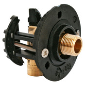 Fixation pour robinetterie de WC pour PER Ø12 raccord à glissement sortie mâle 12/17 (3/8") - Somatherm - Brico Dépôt