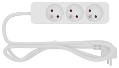 Bloc multiprise 3 prises avec protection - 1 m - Brico Dépôt