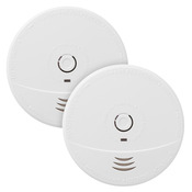 Lot de 2 détecteurs de fumée DAAF NF  - Evacuate - Brico Dépôt