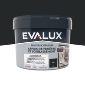 Peinture extérieure appuis fenêtre 2,5 L noir mat - Evalux - Brico Dépôt