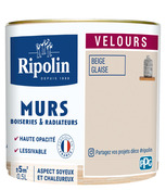 Peinture intérieur Velours 0,5 L Beige glaise - Ripolin - Brico Dépôt