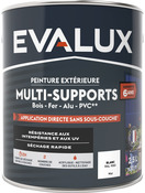Peinture extérieure Satin multi supports 2,5 L blanc - Evalux - Brico Dépôt