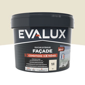 Peinture façade extrême 10 L blanc cassé mat - Evalux - Brico Dépôt