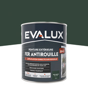 Peinture extérieure métal 2,5 L vert mousse brillant - Evalux - Brico Dépôt