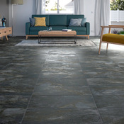 Carrelage intérieur sol/mur "Shaded" gris anthracite - l. 30,8 x L. 61,5 cm - Colours - Brico Dépôt