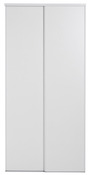 Lot de 2 portes de placard coulissantes décor blanc H. 250 x L. 120 cm - Cooke and Lewis - Brico Dépôt