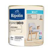 Peinture mur intérieur Mat 0,5 L Beige glaise - Ripolin - Brico Dépôt