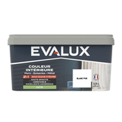 Peinture mur intérieur 2 en 1 Satin 2,5 L Blanc pur - Evalux - Brico Dépôt