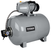 Surpresseur "TITAN" à eaux claires 1100 W + réservoir 100 L - 4600 L/h - Titan - Brico Dépôt