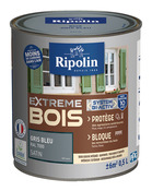 Peinture bois intérieur et extérieur satin 0,5 L  gris bleu - Ripolin - Brico Dépôt