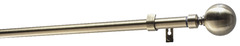 Kit pour fenêtre avec barre en métal à embout boule, aspect laiton 1,60 à 3,10 m - Brico Dépôt