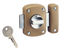 Verrou à bouton petit coffre - Ø 21x35 mm - Thirard - Brico Dépôt