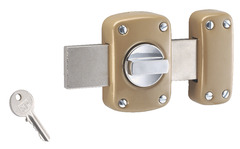 Verrou de sûreté à bouton pêne rallongé - Thirard - Brico Dépôt