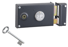 Serrure en applique horizontale pour porte intérieure gauche 140x80 mm - Thirard - Brico Dépôt