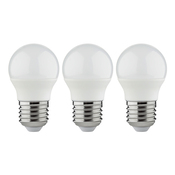 Lot de 3 ampoules LED E27 - 470 Lm et 4000K - Brico Dépôt