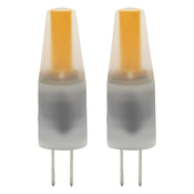 Lot de 2 ampoules LED G4 - 100 Lm et 2700K - Brico Dépôt