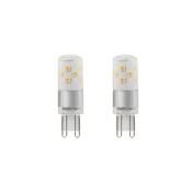 Lot de 2 ampoules LED G9 - 470 Lm et 2700K - Brico Dépôt