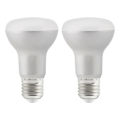 Lot de 2 ampoules LED E27 - 470 Lm et 2700K - Brico Dépôt