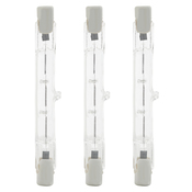 Lot de 3 ampoules halogène R7s 120W - 2270 Lm et 3000K dimmable - Brico Dépôt