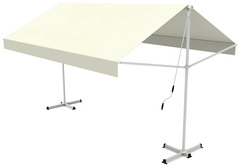 Store banne double pente beige 2,95 x 3m - Brico Dépôt