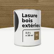 Lasure bois extérieur chêne moyen 2,5 L satin - Brico Dépôt