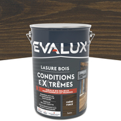 Lasure chêne foncé 5 L - satin - Evalux - Brico Dépôt