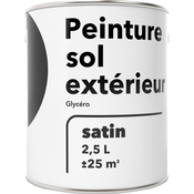 Peinture extérieur sol 2,5 L satin blanc glycero - Brico Dépôt