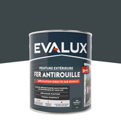 Peinture extérieure métal  2,5 L anthracite satin - Evalux - Brico Dépôt