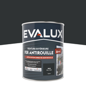 Peinture extérieure métal 0,5 L noir satin - Evalux - Brico Dépôt