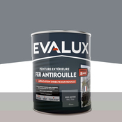 Peinture extérieure métal 0,5 L gris moyen brillant - Evalux - Brico Dépôt