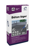 Béton léger allégé pour chapes - sac de 20 kg - Brico Dépôt