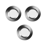 Lot de 3 spots LED "Thorold" argent - 500 lm - Colours - Brico Dépôt