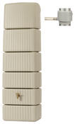 Récupérateur d'eau coloris sable - 300 L - Garantia - Brico Dépôt