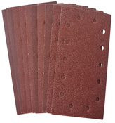 Lot de 10 feuilles abrasives perforées grain 40/80/120/180 - Universal - Brico Dépôt