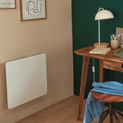 Radiateur acier "Jaina" blanc - 750 W - Brico Dépôt