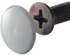 20 cache-vis blancs en plastique pour vis VBA à empreinte cruciforme Ø 3 à 5 mm - Handix - Brico Dépôt