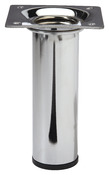Pied rond en acier chromé Ø 30 mm H. 100 mm - Handix - Brico Dépôt