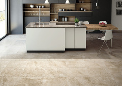 Carrelage de sol intérieur "Fontainebleau" beige - l. 40 x L. 60 cm - Brico Dépôt