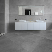 Carrelage de sol intérieur "Konkrete" gris - l. 61 x L. 61 cm - Cooke and Lewis - Brico Dépôt