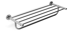 Etagère porte serviette chromé - P. 22 cm x H. 12 cm x l. 59 cm - Brico Dépôt